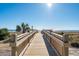 Convenient beach access boardwalk at 5523 North Ocean Blvd. # 1402, Myrtle Beach, SC 29577