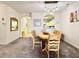 Bright dining area with table and chairs near kitchen at 5801 Oyster Catcher Dr. # 1812, North Myrtle Beach, SC 29582