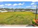 Large, open backyard area with well-maintained grass, homes, and trees at 589 Talisman Trail, Longs, SC 29568