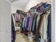 Large walk-in closet with double hanging rods and shelving at 611 S 13Th Ave. # 175, Surfside Beach, SC 29575