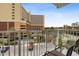 Private balcony with ocean and street views at 7000 N Ocean Blvd. # 326, Myrtle Beach, SC 29572