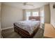 Bedroom with a full-size bed, bay window, and light flooring at 788 Rambler Ct., Myrtle Beach, SC 29588