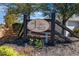 St. John's Ridge community sign with wooden fence, garden and lovely daffodil flowers in the yard at 801 Benchmade Rd., Conway, SC 29527
