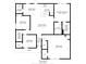 Detailed floor plan of the house layout, showing room dimensions and overall design at 801 Benchmade Rd., Conway, SC 29527