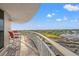 Balcony with seating offering views of the golf course at 9547 Edgerton Dr. # 606, Myrtle Beach, SC 29572