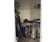 Closet with shelving and hanging space for clothes and items at 9764 Leyland Dr. # 7, Myrtle Beach, SC 29572