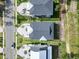 Aerial view of two homes with driveways and landscaping at 1112 Marsh View Dr., North Myrtle Beach, SC 29582