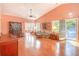 Open living room with hardwood floors and natural light at 113 Knight Circle # 2, Pawleys Island, SC 29585