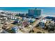 Oceanfront property near high-rise building and other beach homes at 118 Seabreeze Dr., Murrells Inlet, SC 29576