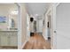 Clean and bright hallway with access to laundry and other rooms at 130 Puffin Dr. # 3-E, Pawleys Island, SC 29585