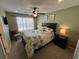 Bright bedroom with a queen-size bed and plenty of closet space at 1417 Lanterns Rest Rd., Myrtle Beach, SC 29579