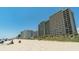 Aerial view of oceanfront high-rise buildings and beach at 2311 South Ocean Blvd. # 371, Myrtle Beach, SC 29577