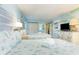 Spacious bedroom with two double beds and coastal theme at 2311 South Ocean Blvd. # 371, Myrtle Beach, SC 29577