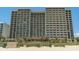 Oceanfront resort building with many balconies at 2311 South Ocean Blvd. # 371, Myrtle Beach, SC 29577