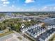 Aerial view showing home's location near water and bridge at 244 Gloucester Way, Little River, SC 29566