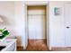 Bedroom closet with bifold doors and wire shelving for ample storage space at 344 Tall Palms Way, Little River, SC 29566