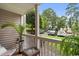 Relaxing screened porch overlooks a wooded area at 3786 Hitchcock Way # 312, Myrtle Beach, SC 29577