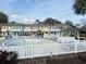 Community pool with gazebo and surrounding white fence at 3866 Highway 17 Business # C-3, Murrells Inlet, SC 29576