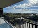 Oceanfront balcony with seating area, enjoying scenic views at 423 Parker Dr. # 511, Pawleys Island, SC 29585