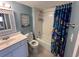 Bathroom with tub and shower, toilet and sink at 423 Parker Dr. # 511, Pawleys Island, SC 29585