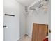 Storage closet with wire shelving and tile flooring at 4390 Bimini Ct. # 206-C, Little River, SC 29566