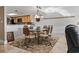 Cozy dining area with seating for six people near kitchen area at 4390 Bimini Ct. # 206-C, Little River, SC 29566