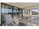 Spacious patio offering views of the waterway and comfortable outdoor seating at 4390 Bimini Ct. # 206-C, Little River, SC 29566