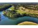 Aerial view of golf course and lake at 478 Pinehurst Ln. # 17F, Pawleys Island, SC 29585