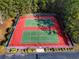 Two tennis courts are well maintained and surrounded by fencing at 478 Pinehurst Ln. # 17F, Pawleys Island, SC 29585