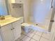 Bathroom features a shower/tub combo and vanity at 4860 Carnation Circle # 304, Myrtle Beach, SC 29579