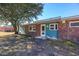 Brick ranch house with teal accents and a private entrance at 534 Juniper Dr. # 534, Myrtle Beach, SC 29577