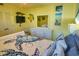 Bedroom with full-size bed, dresser, and TV at 5905 S Kings Hwy. # 217-C, Myrtle Beach, SC 29575