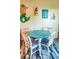 Small dining area with a light blue table at 5905 S Kings Hwy. # 217-C, Myrtle Beach, SC 29575