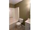 Clean bathroom with white tub and vanity at 615 Carter Ln. # B4, Conway, SC 29526