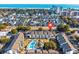 Aerial view showcasing ocean proximity at 7700 Porcher Dr. # 4202, Myrtle Beach, SC 29572
