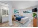 Main bedroom with ensuite bathroom and a view at 7700 Porcher Dr. # 4202, Myrtle Beach, SC 29572