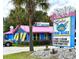 Bright blue and pink seafood restaurant at 81 Delray Dr. # 2-C, Murrells Inlet, SC 29576