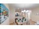 Charming dining room with a table for six and an open feel at 81 Delray Dr. # 3-B, Murrells Inlet, SC 29576