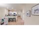 Modern kitchen with stainless steel appliances and breakfast bar at 81 Delray Dr. # 3-B, Murrells Inlet, SC 29576