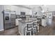 Modern kitchen with stainless steel appliances and granite countertops at 840 San Marco Ct. # D, Myrtle Beach, SC 29579