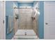 Clean shower with glass enclosure and tiled walls at 840 San Marco Ct. # D, Myrtle Beach, SC 29579