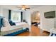 Spacious bedroom features two beds and a bonus room area, offering ample space and natural light at 899 Kinlaw Ln., Conway, SC 29527