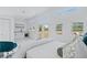 Stylish bedroom with outdoor views, a wet bar, and sleek modern decor at 899 Kinlaw Ln., Conway, SC 29527