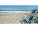 Relaxing beach scene with ocean waves and beach chairs at 1105 S Ocean Blvd. # 252, Myrtle Beach, SC 29577