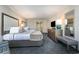 Two beds, dresser, and a mirror at 1105 S Ocean Blvd. # 252, Myrtle Beach, SC 29577