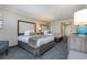 Two beds, dresser, and nightstands at 1105 S Ocean Blvd. # 252, Myrtle Beach, SC 29577