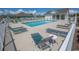 Relaxing community pool with plenty of lounge chairs at 1437 Windwood Crossing, Surfside Beach, SC 29575