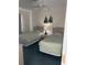Guest bedroom with two twin beds and green bedding at 1650 Deer Creek Rd., Surfside Beach, SC 29575