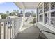Deck overlooking the neighborhood with chairs at 208 Switch Grass Ct., Myrtle Beach, SC 29579