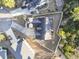 Overhead perspective of a home displaying its roof, landscaping, and surrounding property lines at 2113 Clematis Ct., Myrtle Beach, SC 29579
